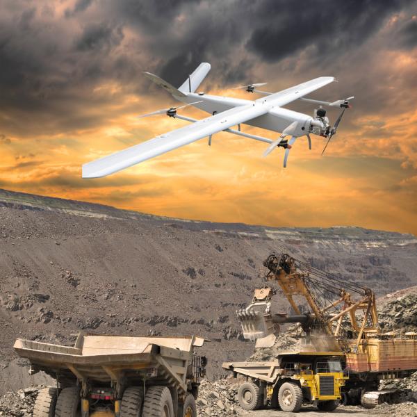 Buy cheap High Altitude Long Endurance Fixed Wing UAV 20m/S Cruising Speed Gasoline Powertrain HX360L from wholesalers