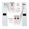 Buy cheap Built In BMS 48v 100ah Lifepo4 Battery Power Wall Mounted Home Solar Energy Battery from wholesalers