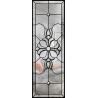 Buy cheap Wood Frame Dedorative Glass Sliding Door , Black Patina Internal Glass Sliding Doors from wholesalers