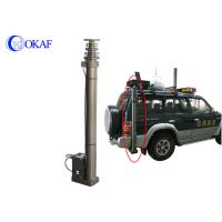 Buy cheap DC 24V/12V Portable Telescopic Antenna Mast Vehicle Ground Mounted Camera Pole product