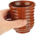 2021 Japanese Style Wood Cups Vintage Holders Coffee Mugs Drinking Tea Enjoy