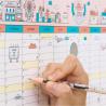 Buy cheap Kids Studying Use Large Desk Calendar , Eco Friendly Funny Cartoon Calendar from wholesalers