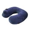 Buy cheap Customized Button Press Travel Blue Inflatable Neck Pillow For Camping Trips from wholesalers