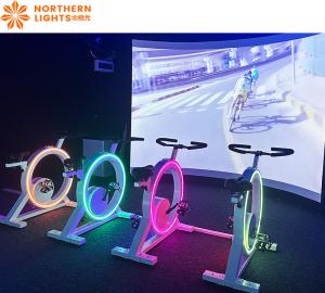 Wholesale Dynamic Bike VR Game Fitness Interactive Wall Projection Outdoor / Indoor from china suppliers