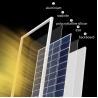 Buy cheap ABS Split Solar Street Light 50w Outdoor Waterproof Solar Garden Street Light from wholesalers