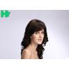 Buy cheap 18'' Short Curly Dark Brown Synthetic Hair Wigs For Black Women from wholesalers