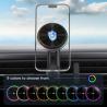 Buy cheap Starry Sky Lighting 15w Wireless Charger With Fast Heat Dissipation And Cooling Fan For Car Charging Holder Mount from wholesalers