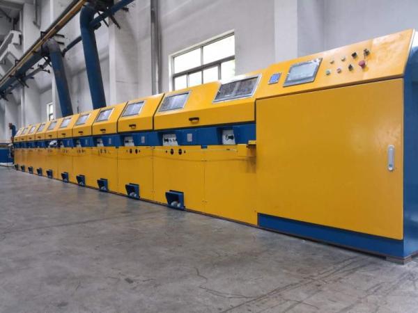 Buy cheap Vertical Type Straight Line Wire Drawing Machine For Low / Medium Carbon Steel from wholesalers