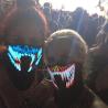 Buy cheap 2018 sound activated LED/EL mask for festival Parties A scary light up Cosplay el Costume Mask supply for dance party from wholesalers