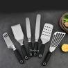 Buy cheap Cooking Tool Set Kitchen Gadgets Cookware Utensils Tools Stainless steel Kitchen Accessories Soft handle Black color from wholesalers