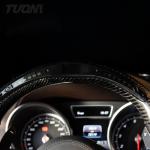 350mm Custom Amg Mercedes Led Steering Wheel Carbon Fiber A Class
