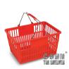 Buy cheap Red Plastic Grocery Basket , Supermarket Hand Basket 35×25×18.5cm from wholesalers