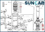 AT192075 Hydraulic Repair Oil Seal Kit Fits John Deere Excavator Arm Cylinder