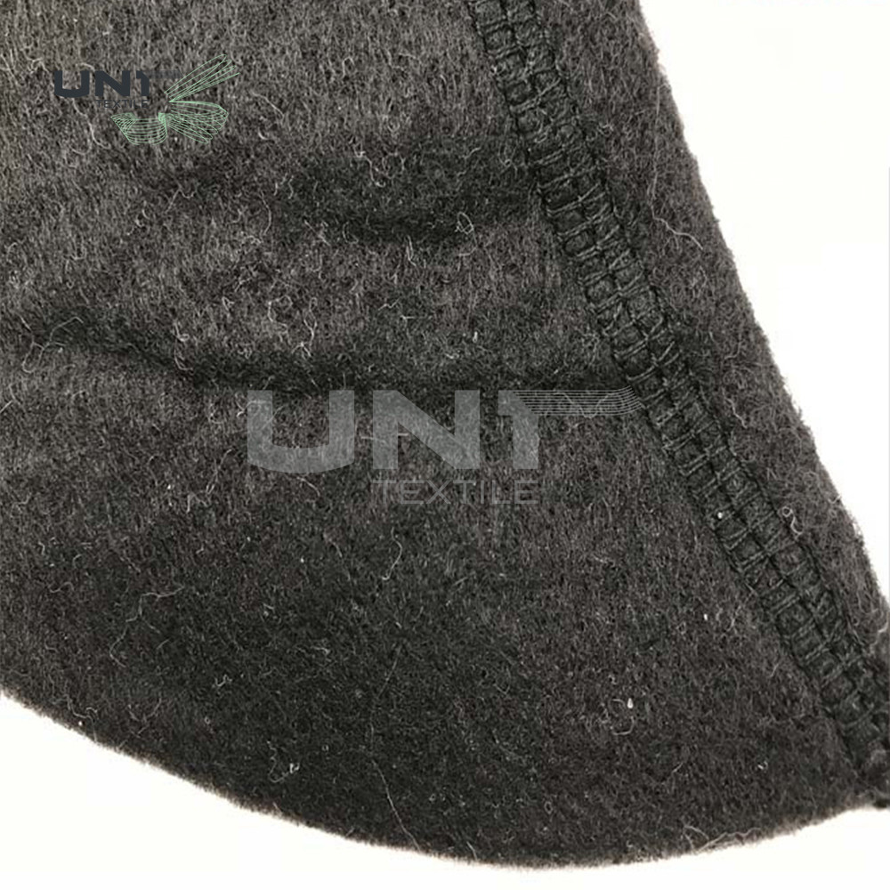 Needle Punched Nonwoven Black Shoulder Pads For Women'S Clothing Free Sample