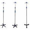 Buy cheap Hospital furniture 4 hooks stainless steel infushion iv pole stand with five round base wheels from wholesalers