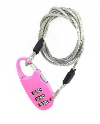 Buy cheap cable number lock from wholesalers