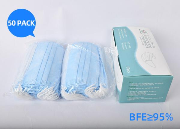 Buy cheap Relaxable Earloop Protection Disposable Non Woven Face Mask For COVID 19 from wholesalers