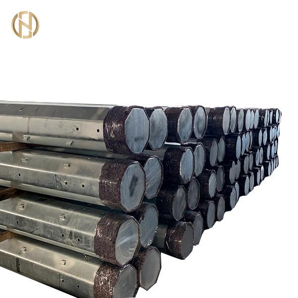 Buy cheap 8 Side Tubular Steel Pole 10.5M 35FT Steel Utility Pole 300daN 3KN Q460 from wholesalers