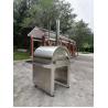 Buy cheap 4 wheels Stainless Steel Wood Fired Pizza Oven Brush Outdoor Stainless Pizza Oven from wholesalers