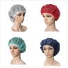 Buy cheap 12GSM White Blue Red Pink Nonwoven PP Disposable Round Bouffant Cap with ISO Certification from wholesalers