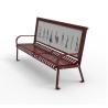 Buy cheap Street Leisure SGS 183cm Green Metal Garden Bench from wholesalers