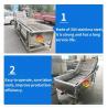 Buy cheap Water-saving Advantage Fruit and Vegetable Bubble Washer for Large-scale Production from wholesalers
