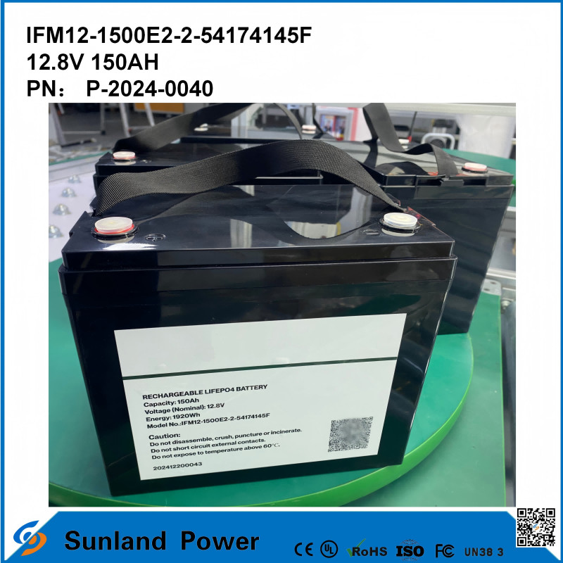 M8 Connector 12V LiFepo4 Battery For -20°C To 60°C Operating Temperature
