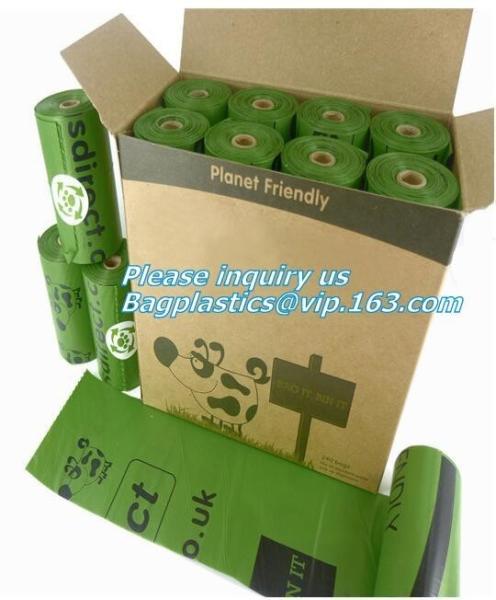 Buy cheap EN13432 BPI OK Compost Home ASTM D6400 Certified Biodegradable Dog Poop Bags, Dog Poop Waste Trash Bag, Toilet Compostab from wholesalers