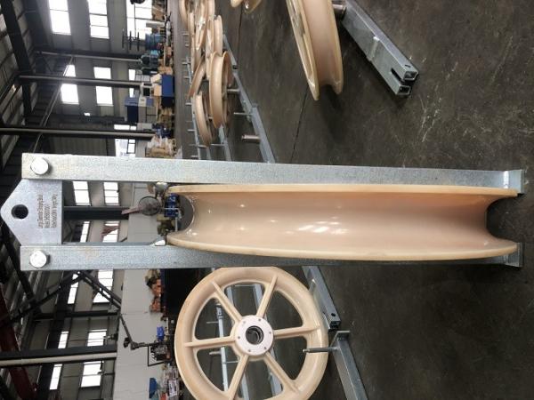 Buy cheap 750mm Overhead Line Conductor Stringing Blocks With Nylon Wheels from wholesalers