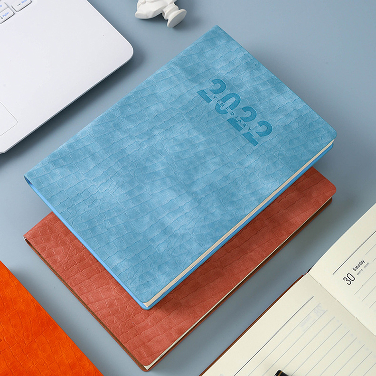 Efficiently Manage Your Time with 2022 A5 Time Management Kraft Notebook Customizable