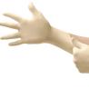 Buy cheap Light Yellow Powder Free Disposable Latex Examination Gloves 4g 5g from wholesalers