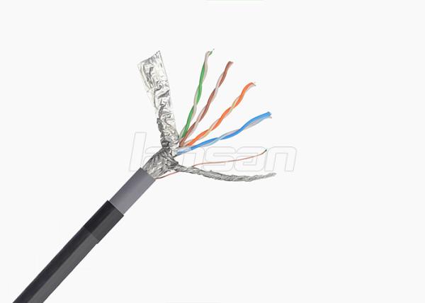 Buy cheap Solid Cords UTP FTP 0.48mm 0.511mm Cat5e Network Cable HDPE from wholesalers