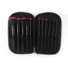 Buy cheap MSDS Portable 11pcs Cosmetic Makeup Brush Set With Leather Bag from wholesalers