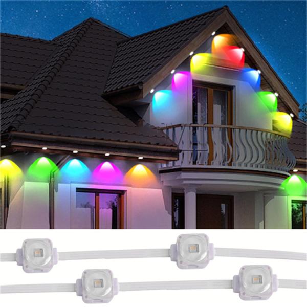 Buy cheap 25mm permanent custom IP67 outdoor waterproof Christmas eaves light from wholesalers