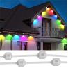 Buy cheap 25mm permanent custom IP67 outdoor waterproof Christmas eaves light from wholesalers