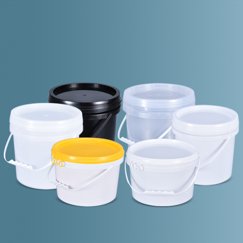 Supplied Rectangle Plastic Bucket Storage Pail Container With Lid Handle