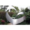 Buy cheap Simple Design Stainless Steel Outdoor Sculpture , Brushed Modern Metal Outdoor Sculptures from wholesalers