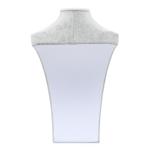 24*14.5cm Necklace Display Bust , Linen Ice Velvet Jewelry Necklace Holder