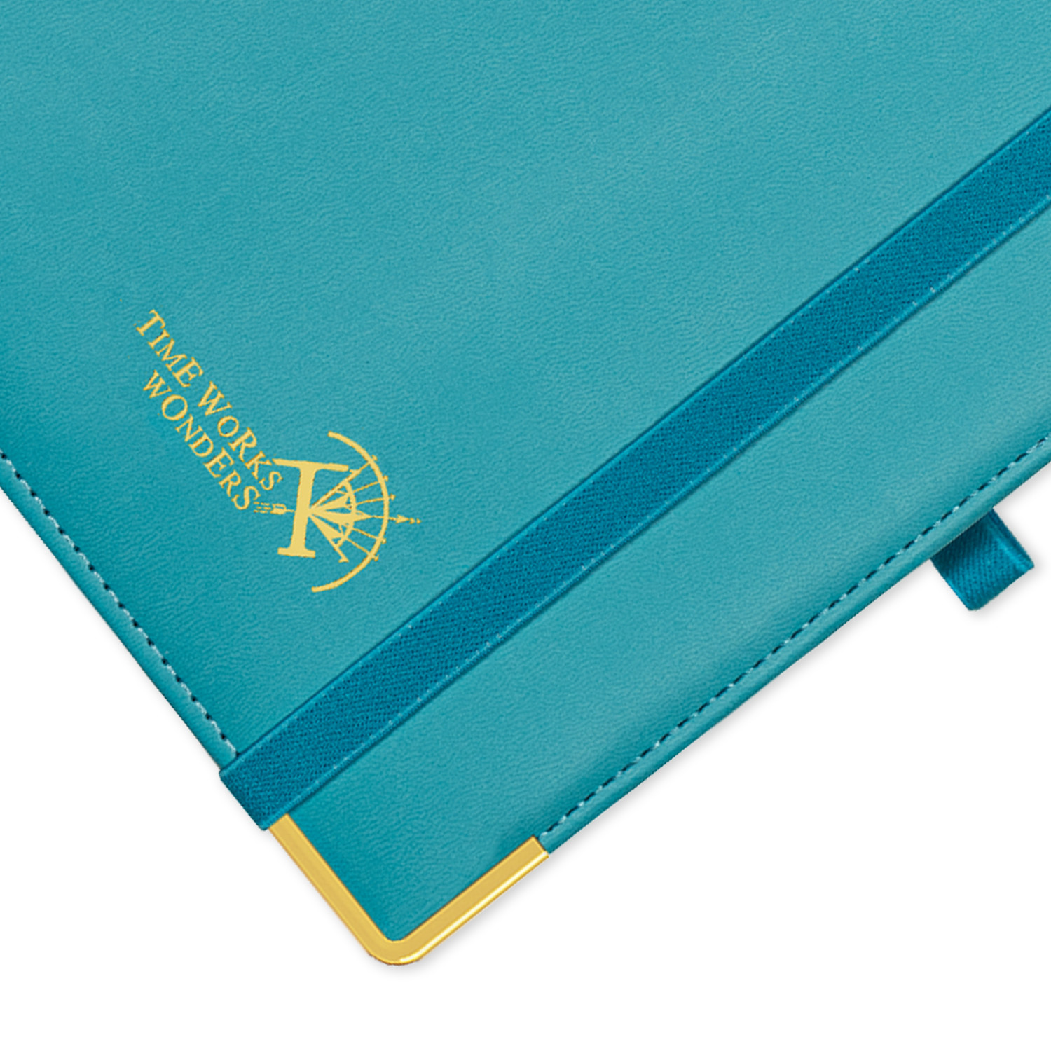 Weekly Planner 2023-2023 Donau Blue Vertical Hourly Schedule Ivory Paper And Vegan Leather