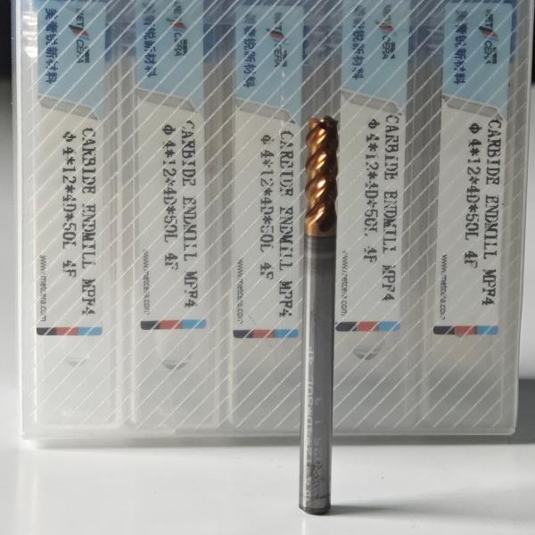 Buy cheap Univeral 4 Flutes Flat End Mills 2mm For Cutting Low-Carbon Alloy Steel Φ2x6x4Dx50mm from wholesalers