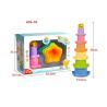 Buy cheap Educational Colorful Baby Stacking Toys With Flower Shape Plastic Cups from wholesalers
