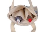 Promotional Shopping Stylish Eco Canvas Bags Tote Bag With Zipper