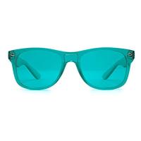 Buy cheap Plastic Style Color Therapy Glasses Set of 10 Colored Sunglasses product