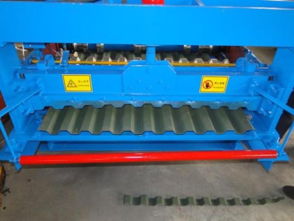 Buy cheap Durable Long life-span Color coated Steel Roofing Sheet Roll Forming Machine 7.5Kw motor power 18 stations Forming from wholesalers
