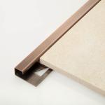 Stainless Steel Square Edge Tile Trim 12mm For External Corners