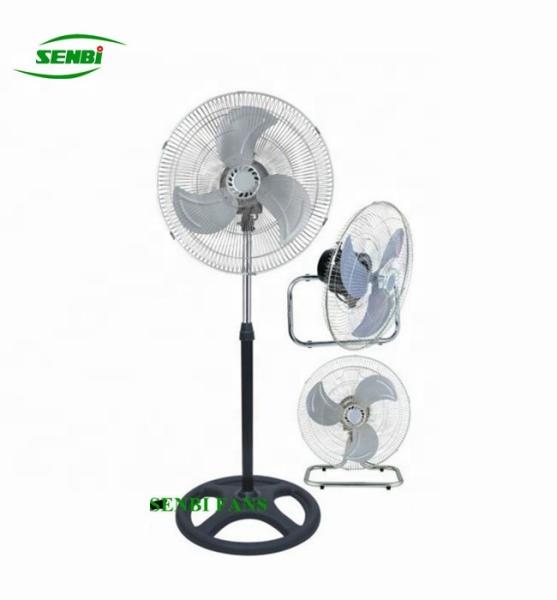 Buy cheap 18 Inch AC Stand Fan , 3 Metal Blades 3 In 1 Fan RoHS EMC Approved from wholesalers
