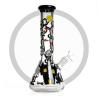 Buy cheap 13.5 Inches Smoking Water Pipe 7mm Thick Glass Luminous Art Design Ice Catcher Bong from wholesalers