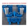 Buy cheap 2"-DN50 Double Oil Filter & Duplex Oil Filters Model AS16050 Cb/T425 Body Cast Iron Filter Cartridge Stainless Steel from wholesalers