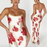 Buy cheap Custom Ladies Floral Casual Dress Long Summer Floral Maxi Satine Dress from wholesalers
