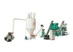 Small Cattle Feed Pellet Production Line Compact Structure For Livestock Farms
